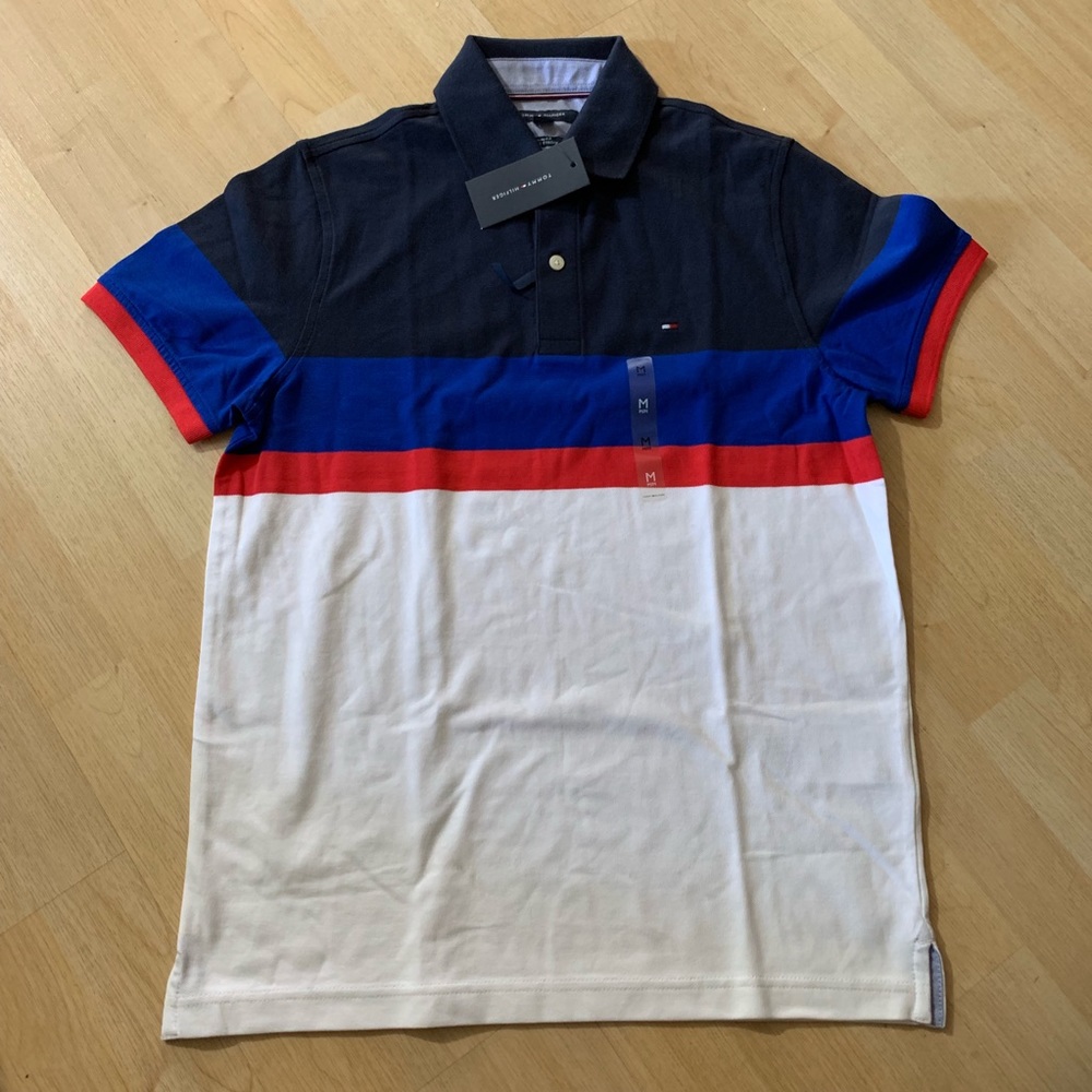 Tommy Hilfiger Color Block Polo Shirt